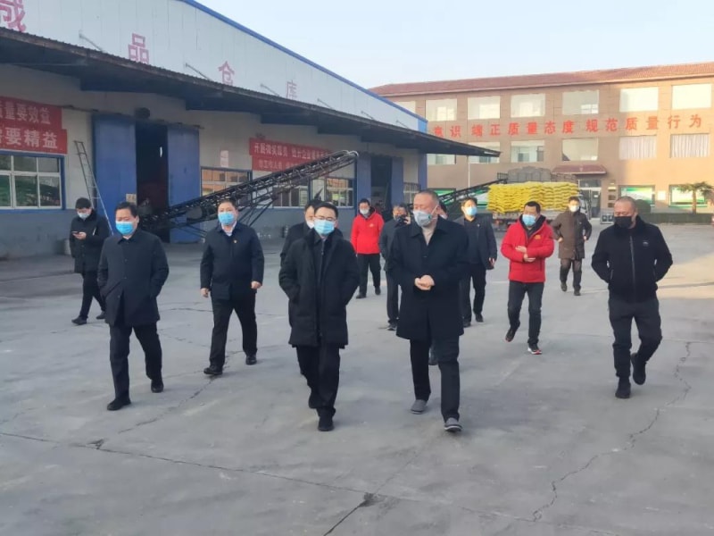 縣長申琳調(diào)研旭瑞集團(tuán)疫情防控、復(fù)工復(fù)產(chǎn)情況！
